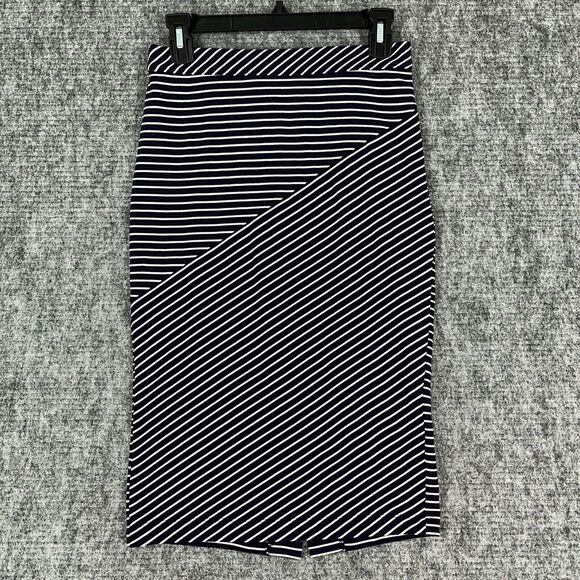 Banana Republic Skirt Womens 0‎ Pencil Straight Knit Bottom Stretch Zip Unlined - Picture 1 of 13
